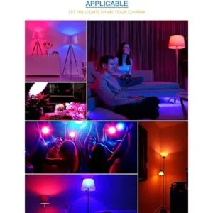 OMTO E26E27 3 W RGB cambio de color proyector con control_3