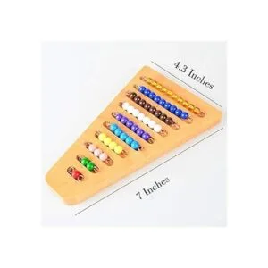 BOHS Montessori Escalera de 1 a 10 cuentas con soporte_3