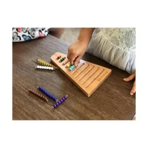 BOHS Montessori Escalera de 1 a 10 cuentas con soporte_6