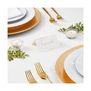 Paquete de 100 tarjetas pequeñas de papel para mesa con_2