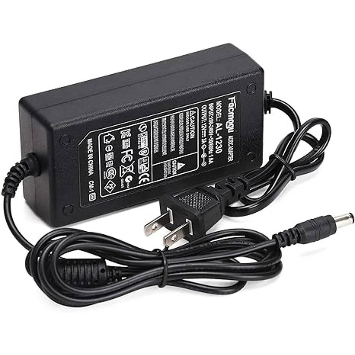 Facmogu Adaptador de corriente CC de 12 V 3 A_4