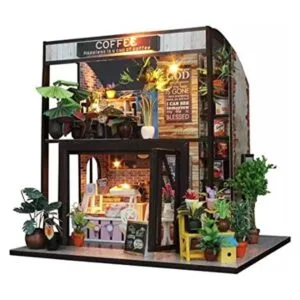 Flever Dollhouse Kit de casa en miniatura para_1