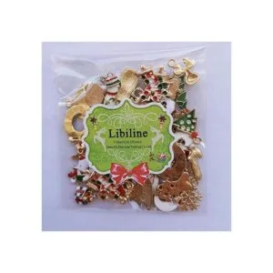 Libiline 38 dijes para colgante de Navidad para collares_2