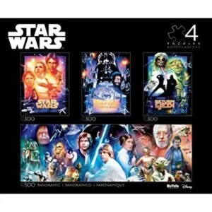 Rompecabezas de Star Wars 4 en 1 edición de coleccionista_1
