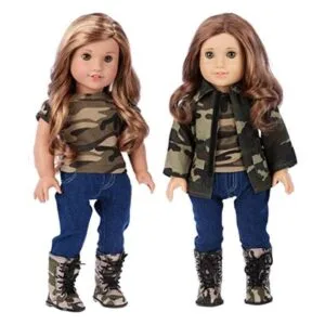 Estilo militar 4 pieza Outfit Camuflaje chamarra_1