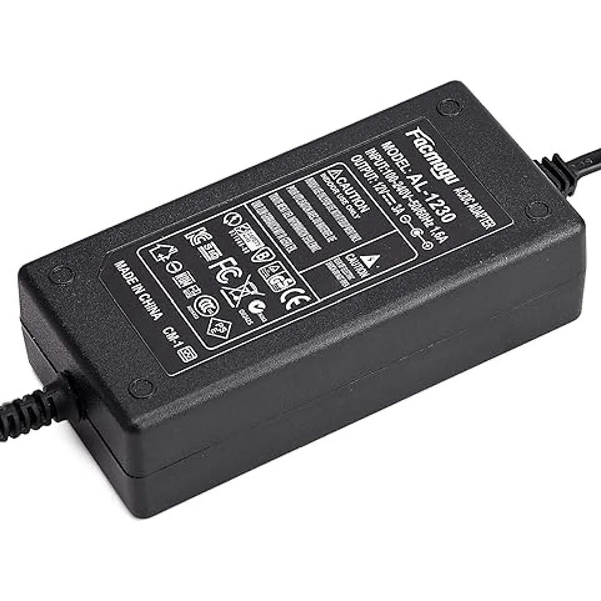 Facmogu Adaptador de corriente CC de 12 V 3 A_3