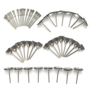 Rocaris Juego de 45 cepillos de alambre de acero para_2