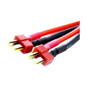 2pcs Deans T Plug Conector Paralelo Una Hembra a 2 Macho_5