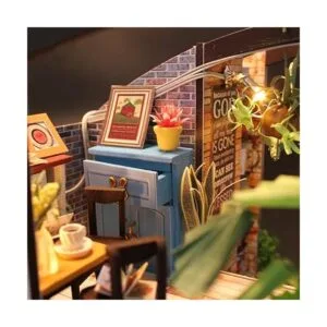 Flever Dollhouse Kit de casa en miniatura para_5