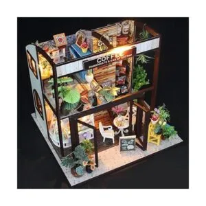 Flever Dollhouse Kit de casa en miniatura para_3
