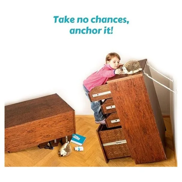 Boxiki Kids Anclajes ajustables para muebles de fijación_3