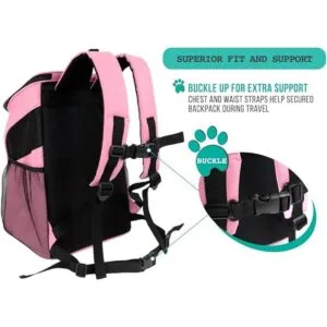 PetAmi Mochila transportadora de mascotas prémium para_3