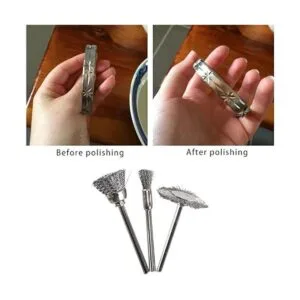 Rocaris Juego de 45 cepillos de alambre de acero para_6