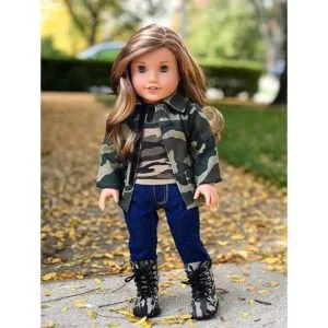 Estilo militar 4 pieza Outfit Camuflaje chamarra_2