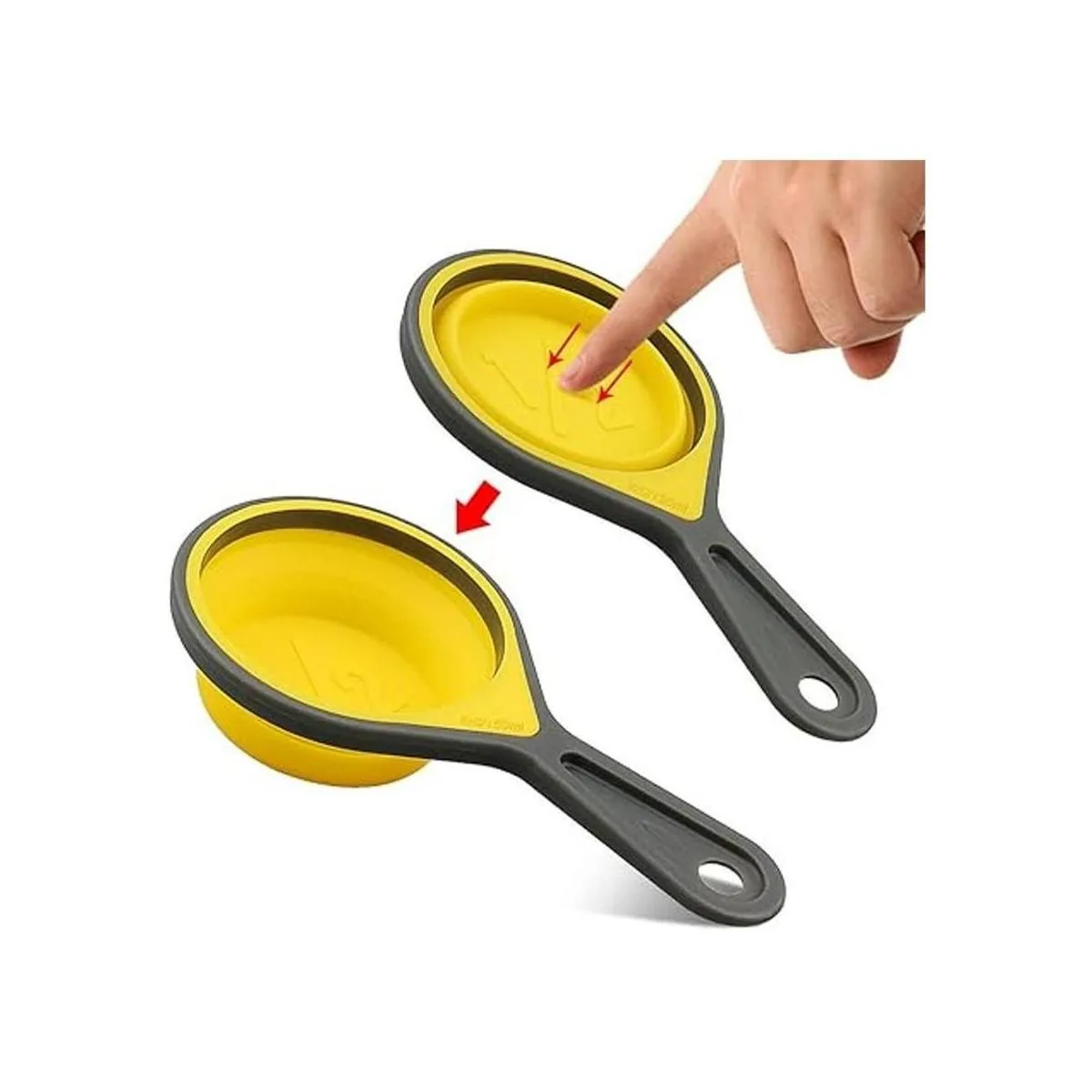 Cucharas y tazas medidoras 8 tazas medidoras plegables_4