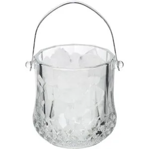 Lilys Home Cubo de hielo de vidrio con mango y pinzas SS_3