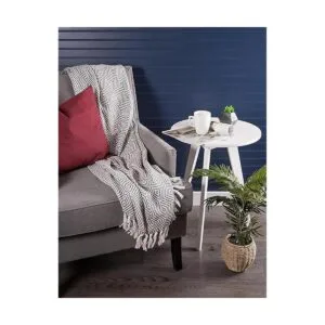 DII Colección Diamond Throw algodón tejido 50 x 60_5