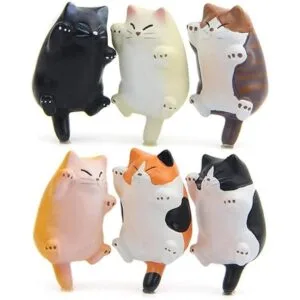 CHICHIC Paquete de 6 imanes de refrigerador para gatos_1