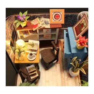 Flever Dollhouse Kit de casa en miniatura para_6