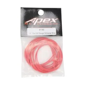 Apex RC Products 10 rojo calibre 20 Super Flexible High_3