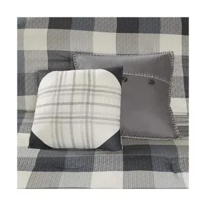 Madison Park Ridge Juego de edredón 7 piezas diseño de_5