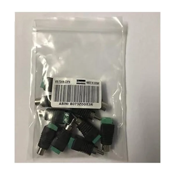 Lemoy Paquete de 10 conectores RCA macho y hembra a_2
