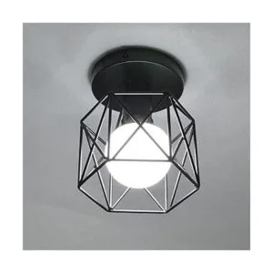 Lysed E26 E27 Lámpara de techo industrial retro color_3