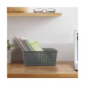 Teyyvn Cesta de almacenamiento de plástico 10.03 x 7.59 x_6