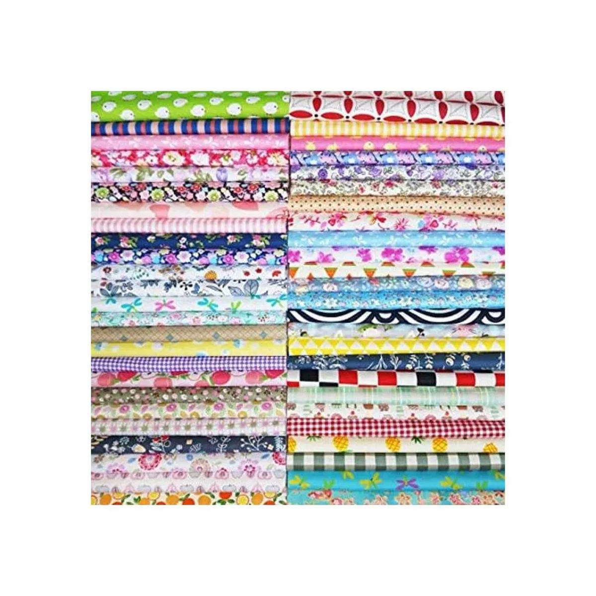 Misscrafts 25 piezas de tela de algodón de 11.8 x 11.8_1