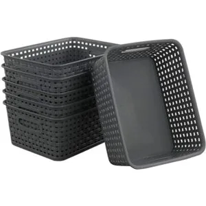 Teyyvn Cesta de almacenamiento de plástico 10.03 x 7.59 x_7