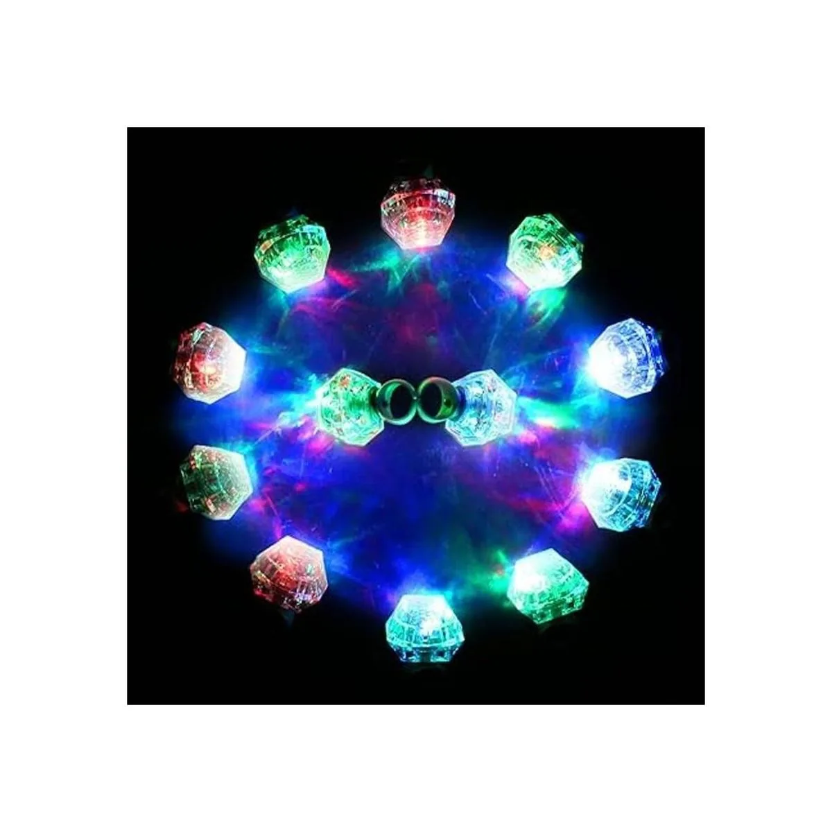 Konsait Anillo de luz LED intermitente con forma de_4