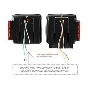 CZC AUTO Luces LED sumergibles para remolque izquierda y_5