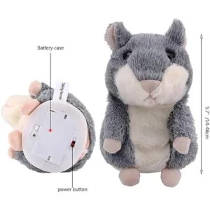 Apuppy Juguete de hámster que imita repite lo que le_2