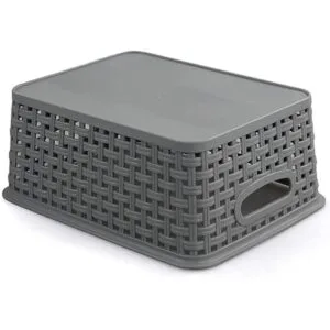 Teyyvn Cesta de almacenamiento de plástico 10.03 x 7.59 x_4