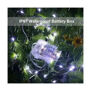 Conjunto de 4 luces de guirnalda Gdealer funciona con_2