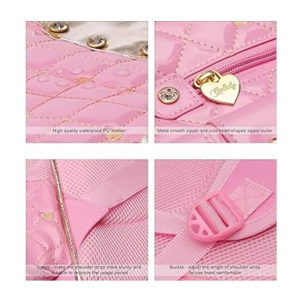 Mochila Ali Victory de piel de poliuretano impermeable_5