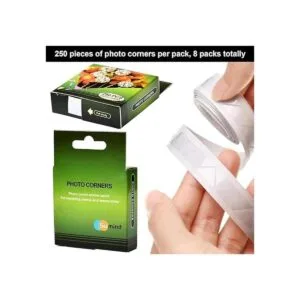 Esquinas de fotos autoadhesivas transparentes para_6