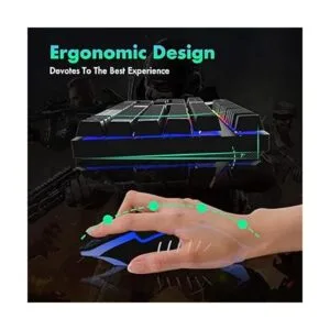 FLAGPOWER Combo de teclado RGB para juegos y mouse_3