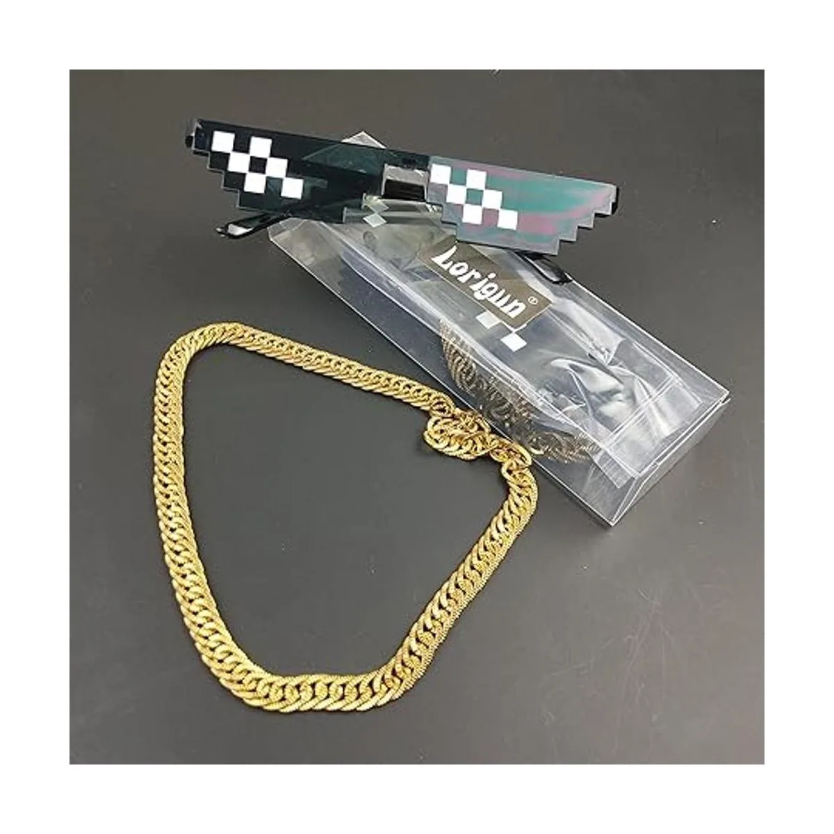 Anteojos de sol pixelados para fiesta Thug Life_5