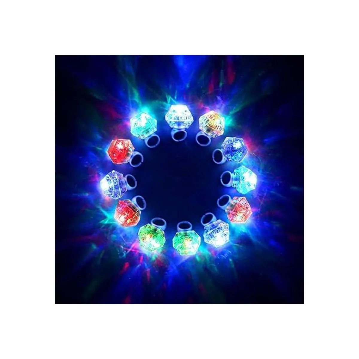 Konsait Anillo de luz LED intermitente con forma de_6