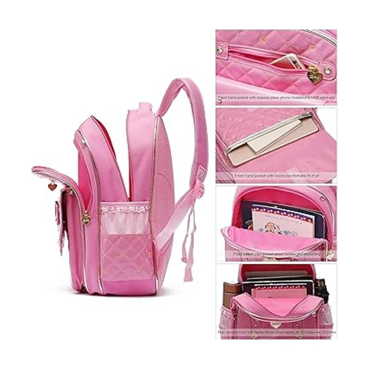 Mochila Ali Victory de piel de poliuretano impermeable_3