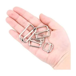 Swpeet 100 piezas de metal rectángulo ajustable de_5