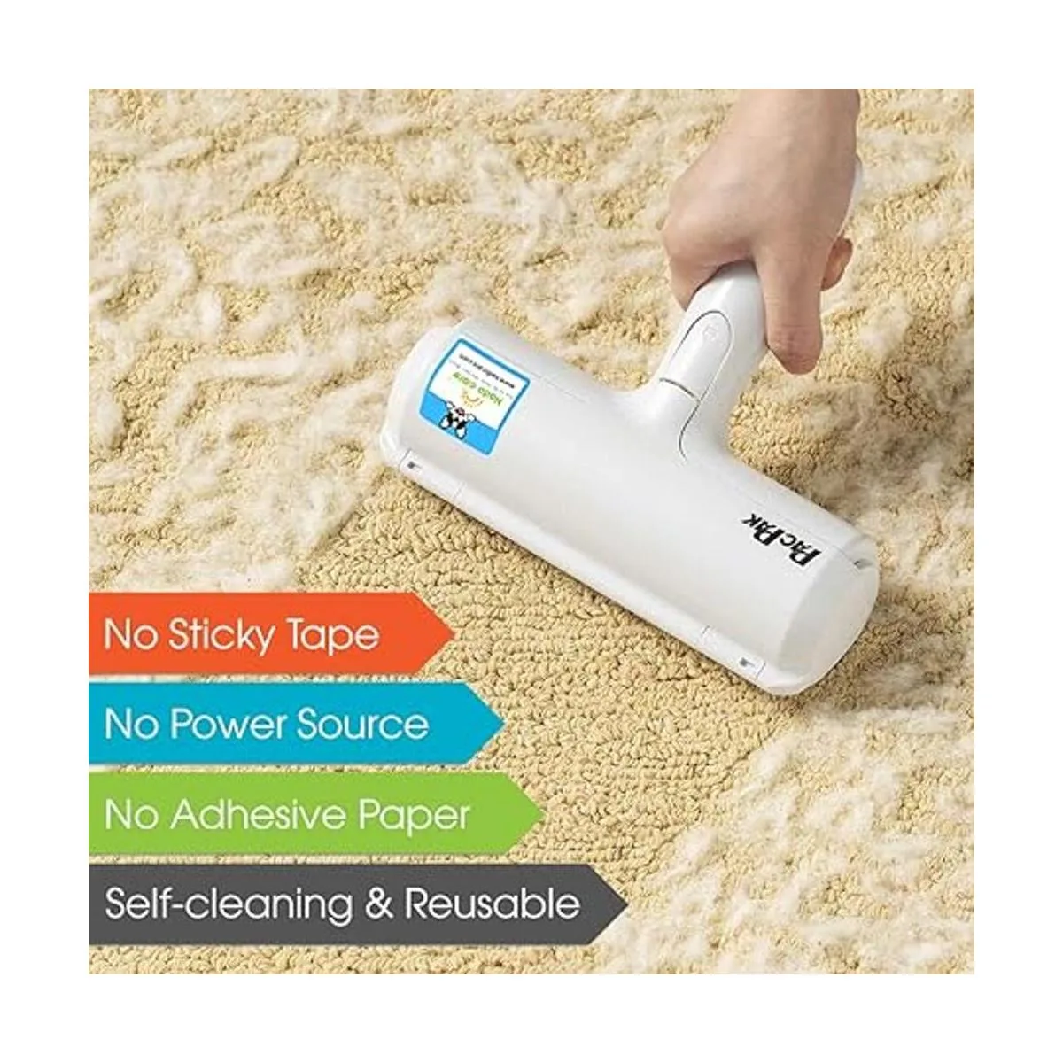 Nado Care Removedor de pelo de mascotas rodillo de_4