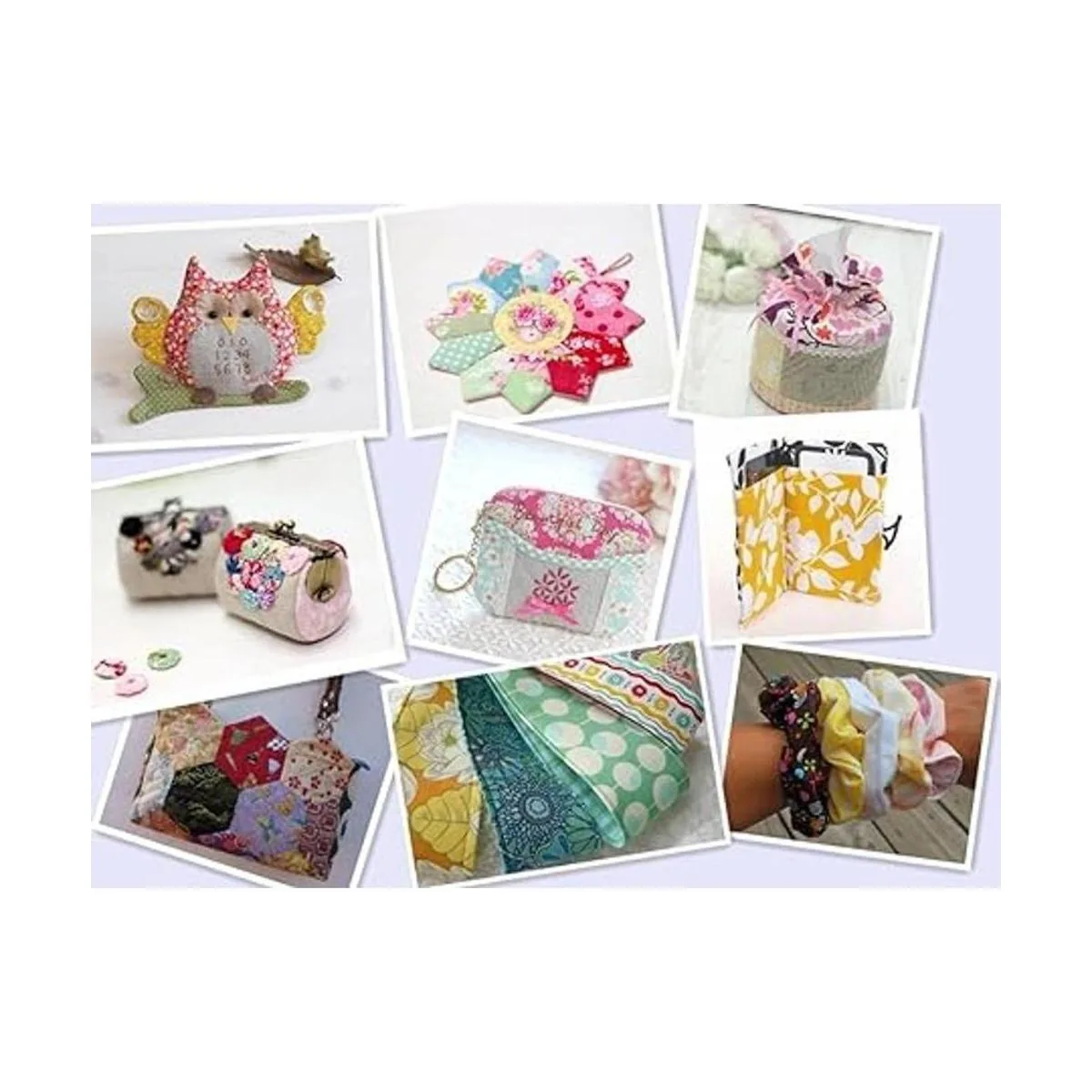 Misscrafts 25 piezas de tela de algodón de 11.8 x 11.8_7