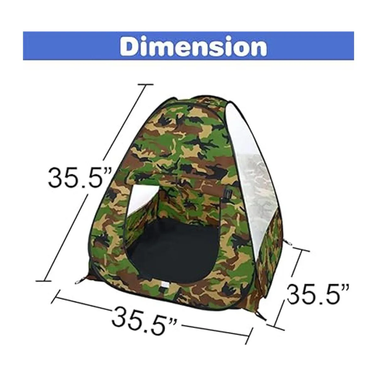 Tienda de campaña militar de camuflaje Casa de juegos_5