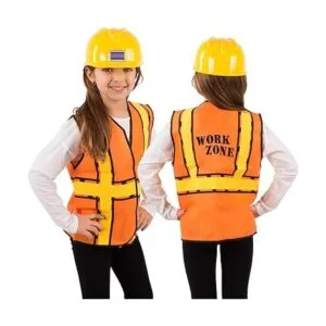 Tigerdoe Disfraz de construcción para niños sombrero de_2