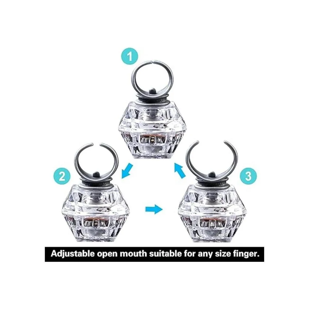 Konsait Anillo de luz LED intermitente con forma de_2