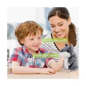 Apuppy Juguete de hámster que imita repite lo que le_5