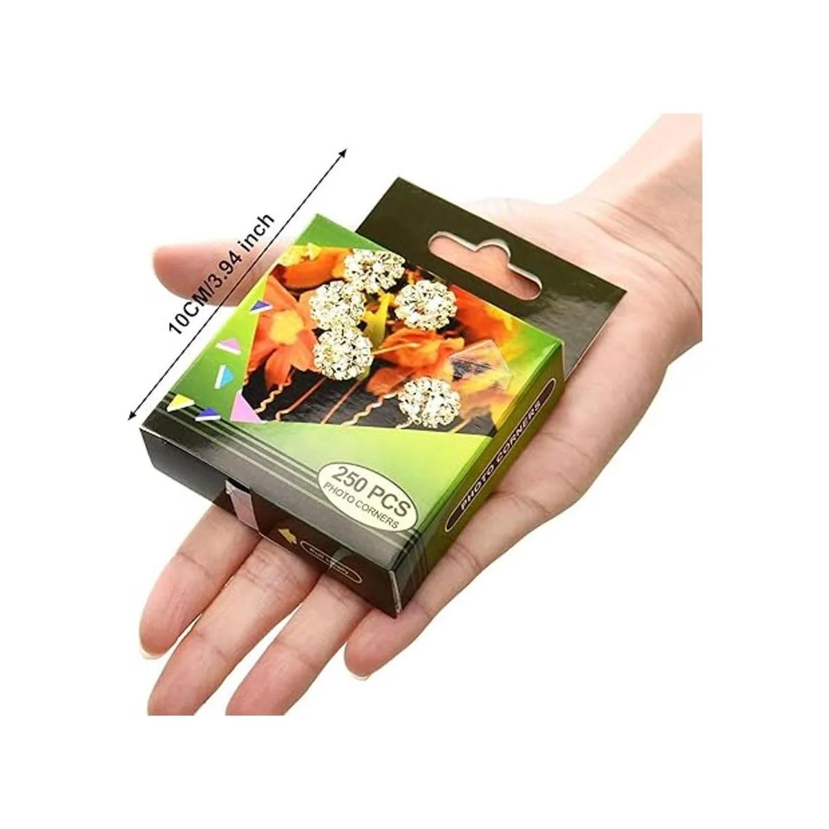 Esquinas de fotos autoadhesivas transparentes para_5