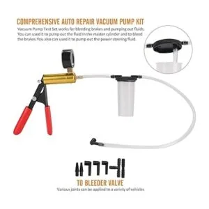 HTOMT Kit de purga de freno 2 en 1 juego de prueba de_2